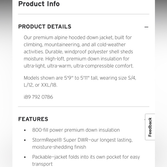 Eddie Bauer Women's Downlight 2.0 Hooded Puffer Jacket Meridian Blue Medium TALL - Picture 14 of 15